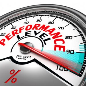 sales capabilities meter showing performance levels