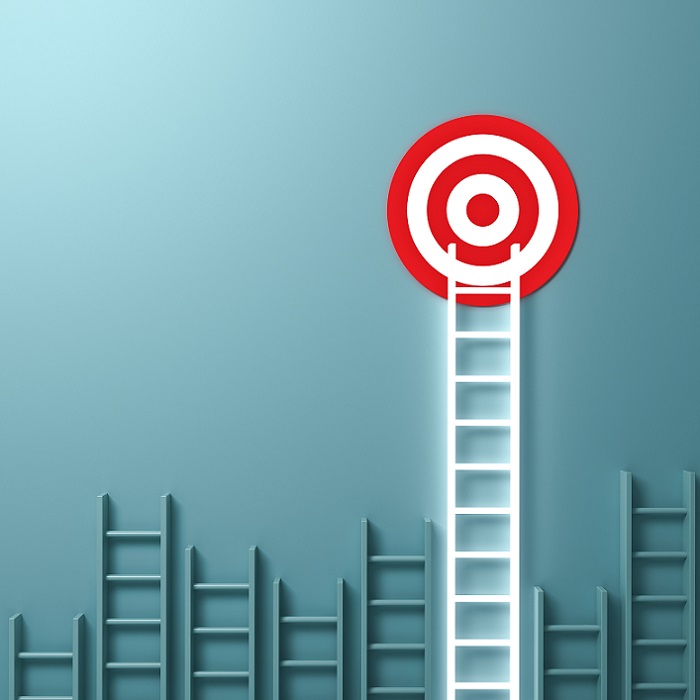 ladder up to a realistic sales goal